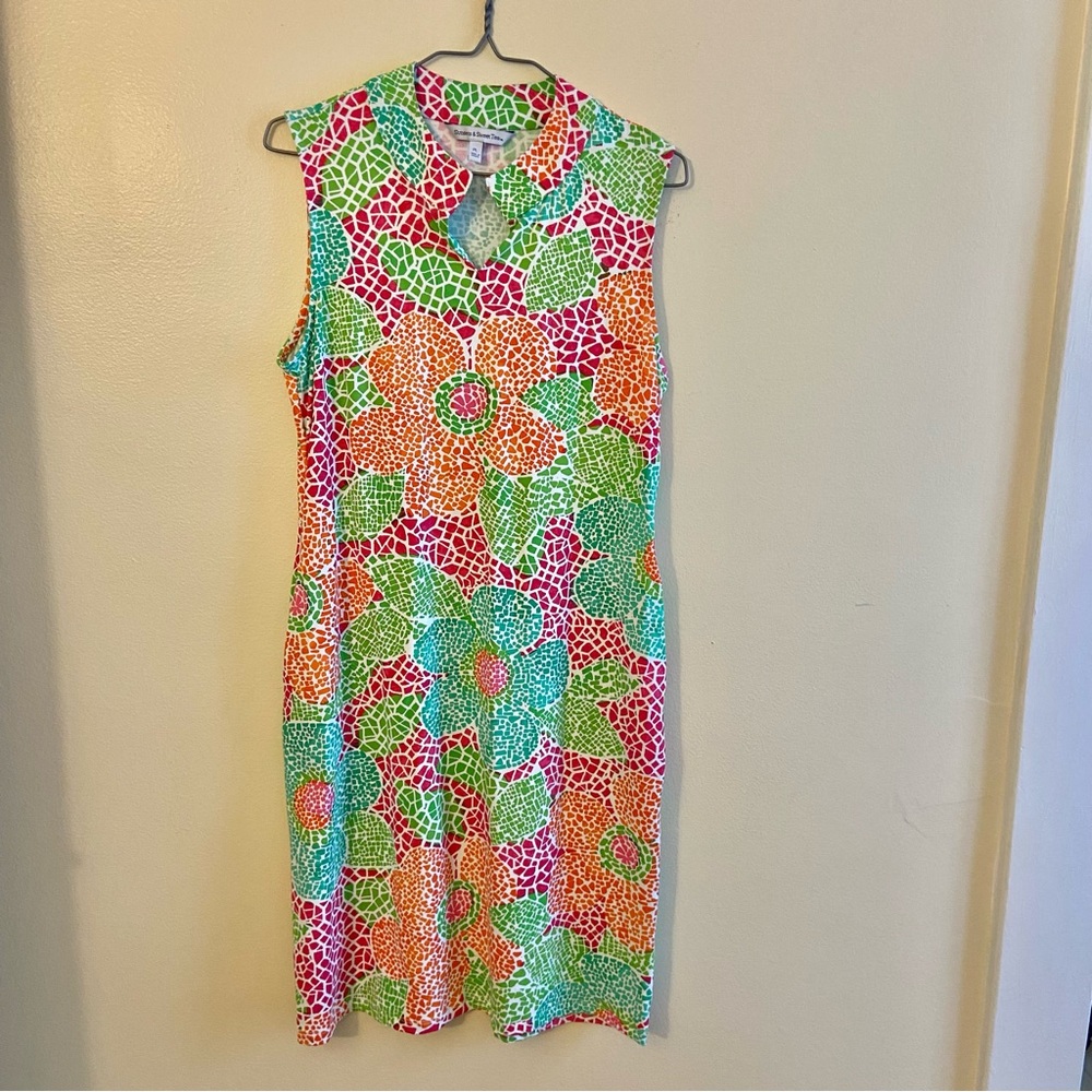 Like New Sunsets & Sweet Tea Sheath Sundress Petite Large